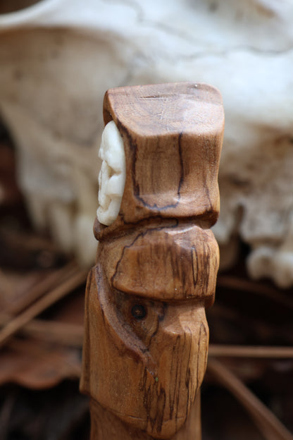 Black Walnut and Goat Skull Chaos Monk