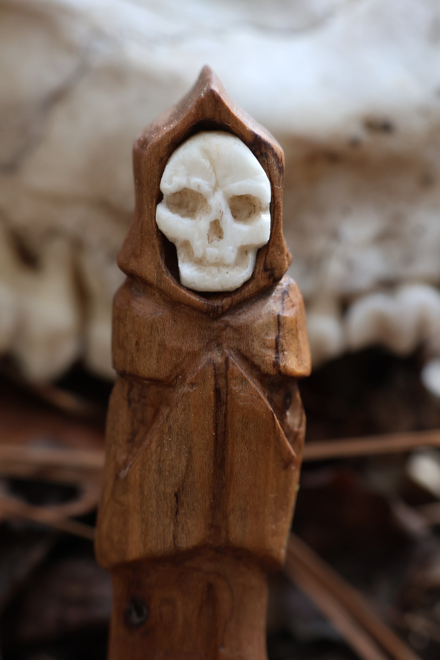 Black Walnut and Goat Skull Chaos Monk