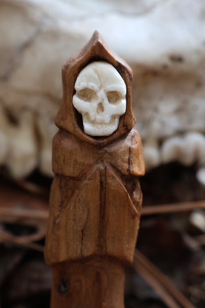 Black Walnut and Goat Skull Chaos Monk