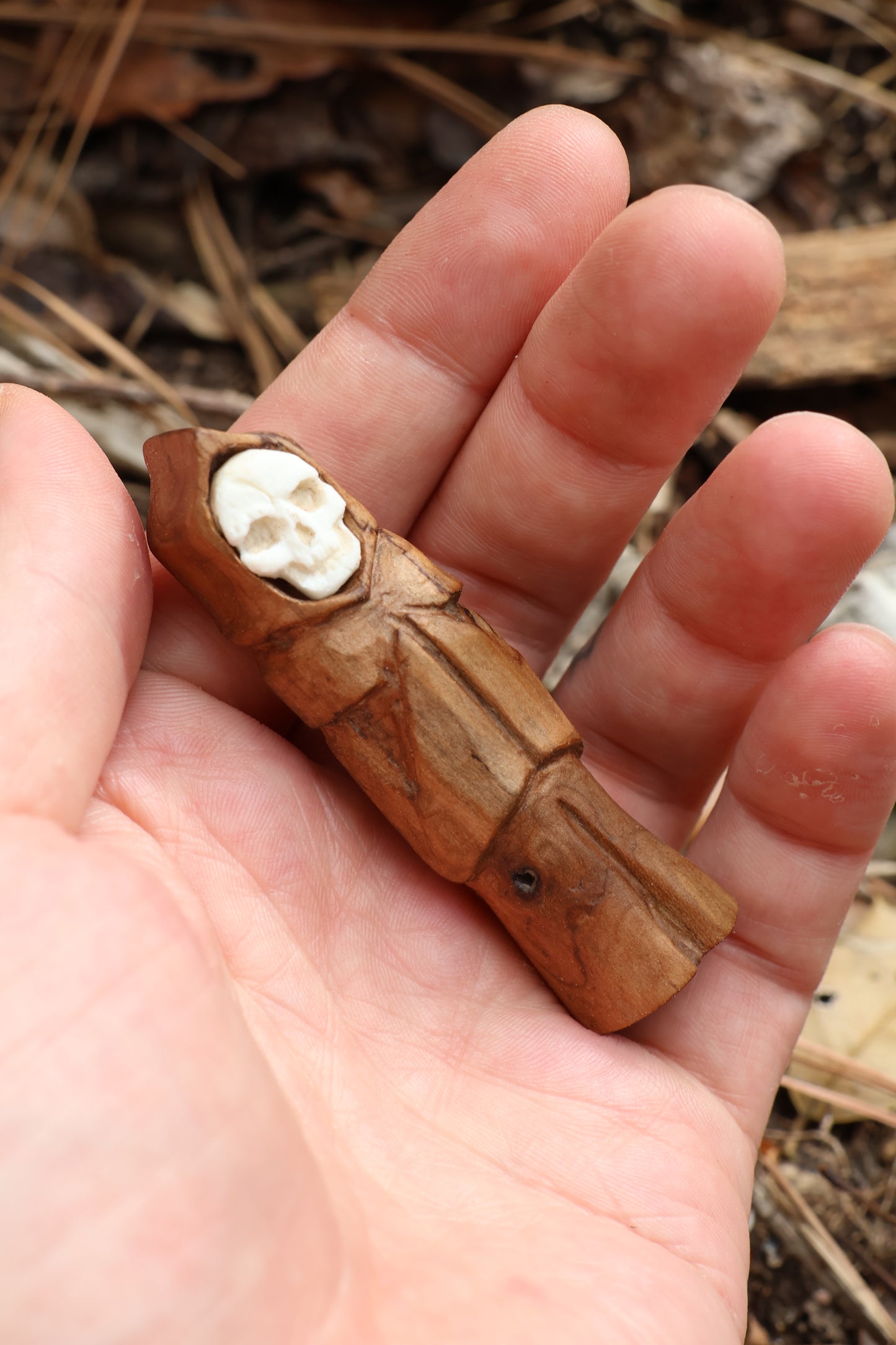 Black Walnut and Goat Skull Chaos Monk