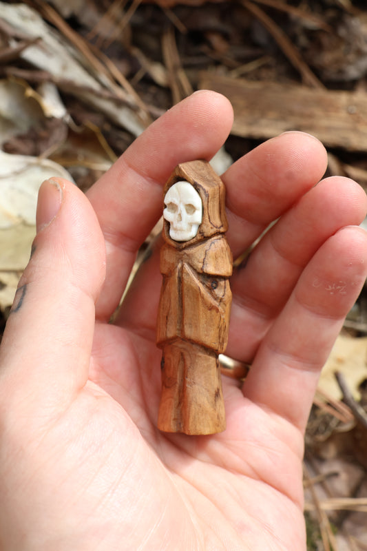 Black Walnut and Goat Skull Chaos Monk