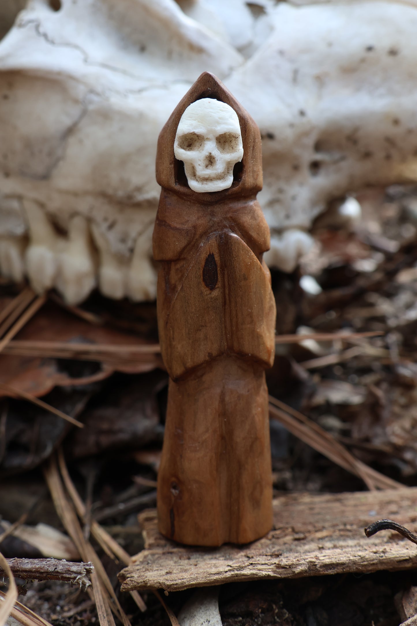 Black Walnut and Goat Skull Chaos Monk