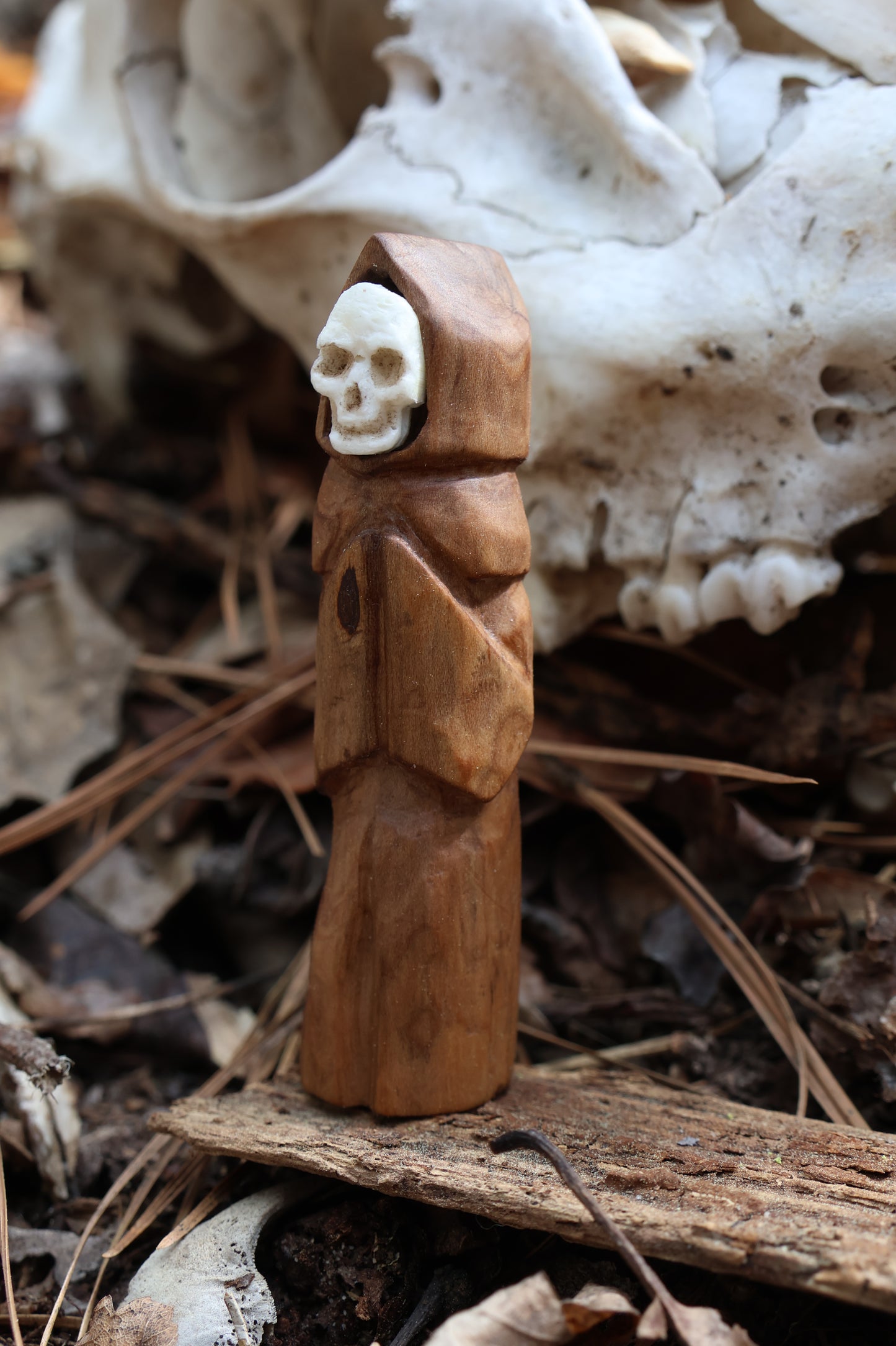 Black Walnut and Goat Skull Chaos Monk