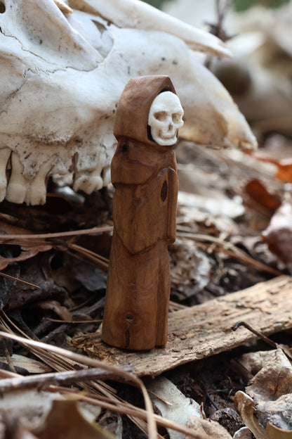 Black Walnut and Goat Skull Chaos Monk