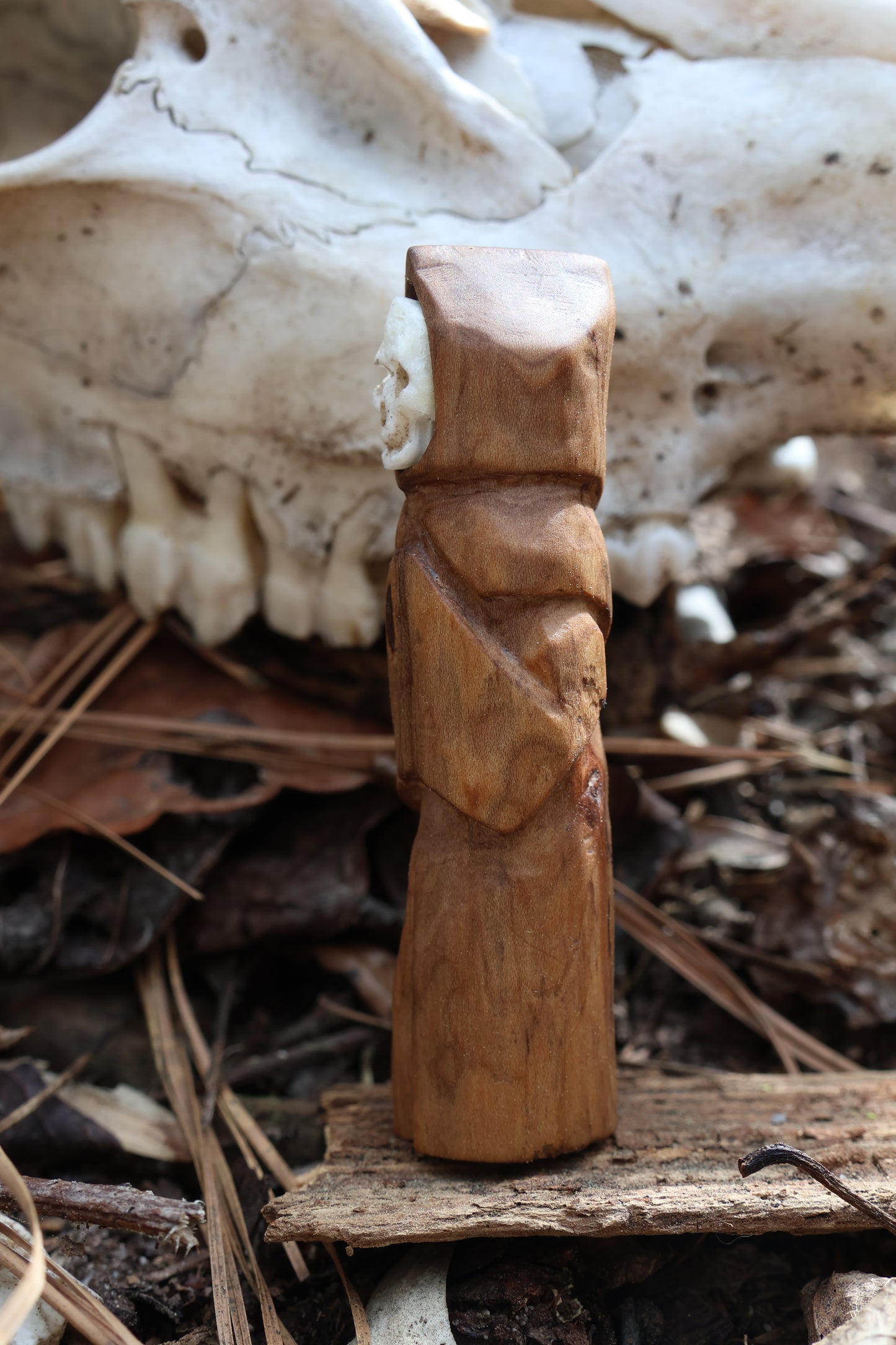 Black Walnut and Goat Skull Chaos Monk