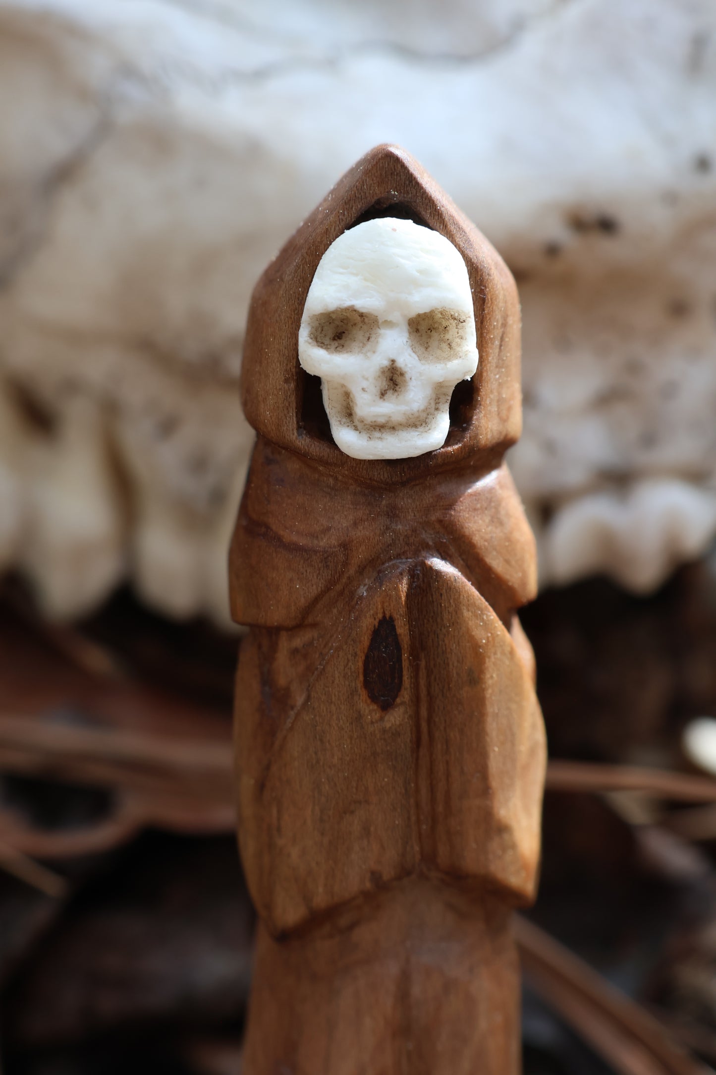 Black Walnut and Goat Skull Chaos Monk