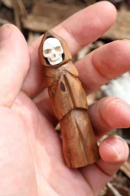 Black Walnut and Goat Skull Chaos Monk