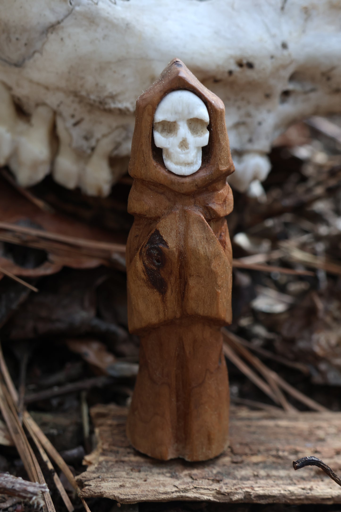 Black Walnut and Goat Skull Chaos Monk