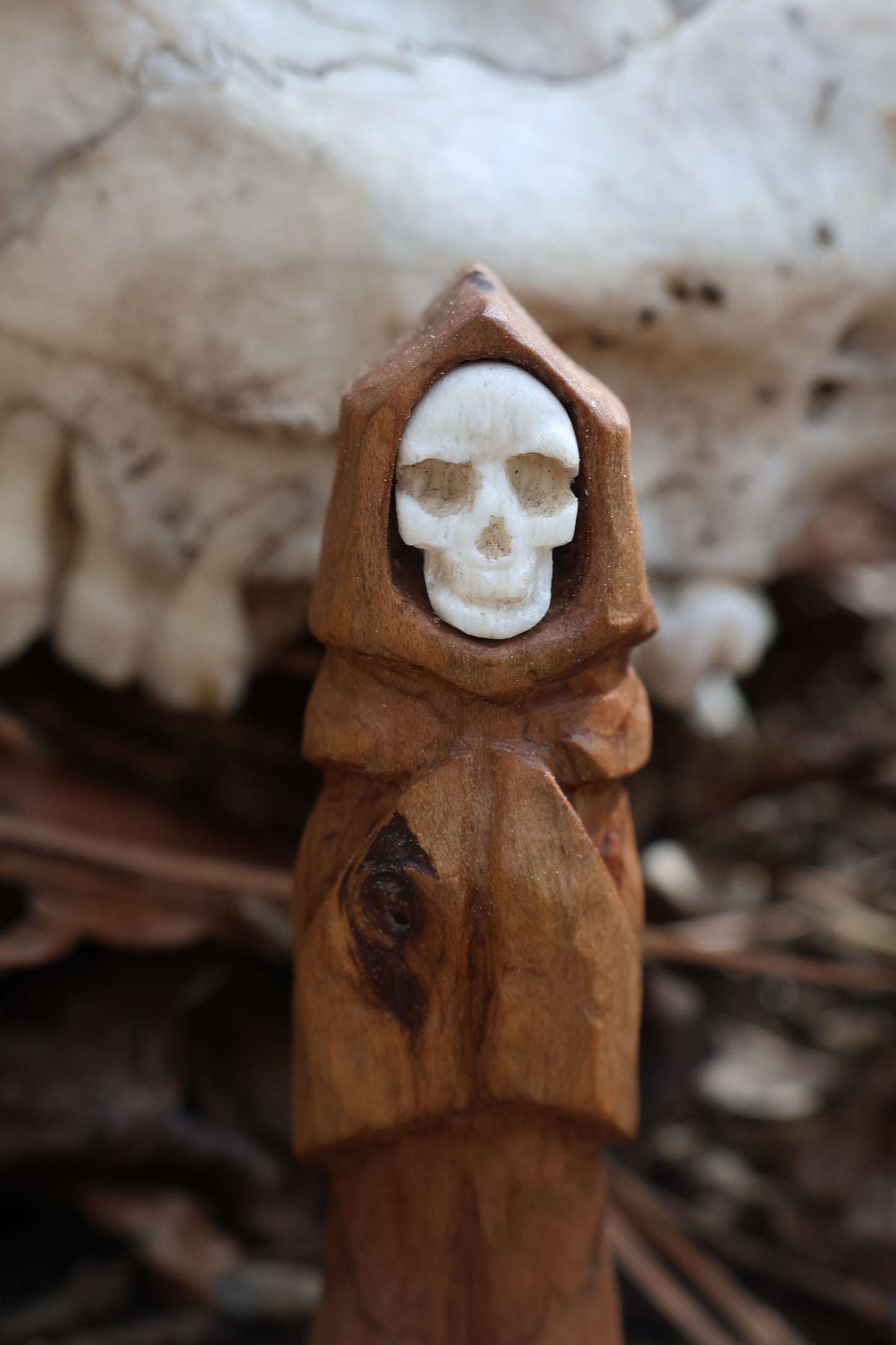Black Walnut and Goat Skull Chaos Monk