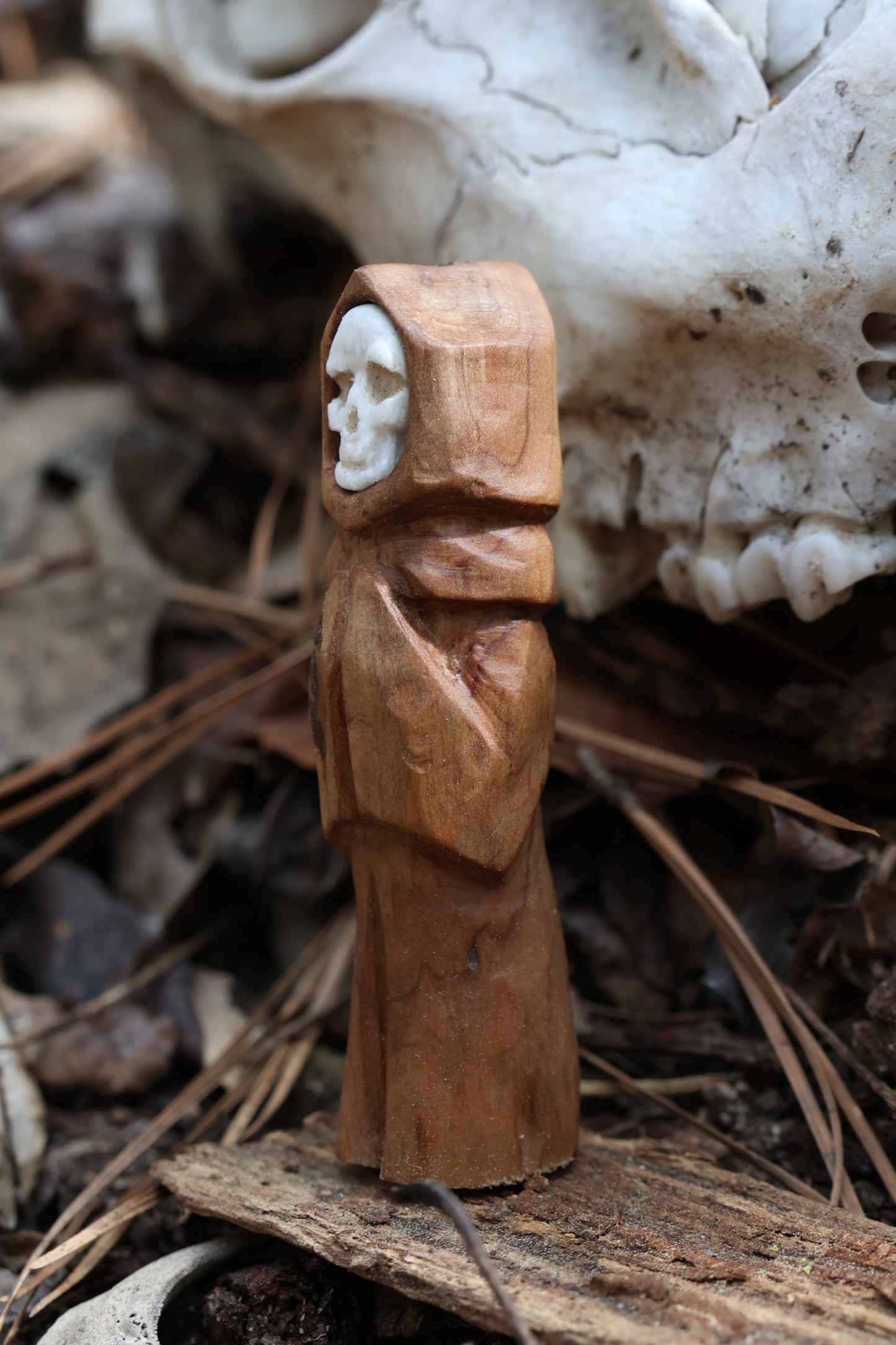 Black Walnut and Goat Skull Chaos Monk