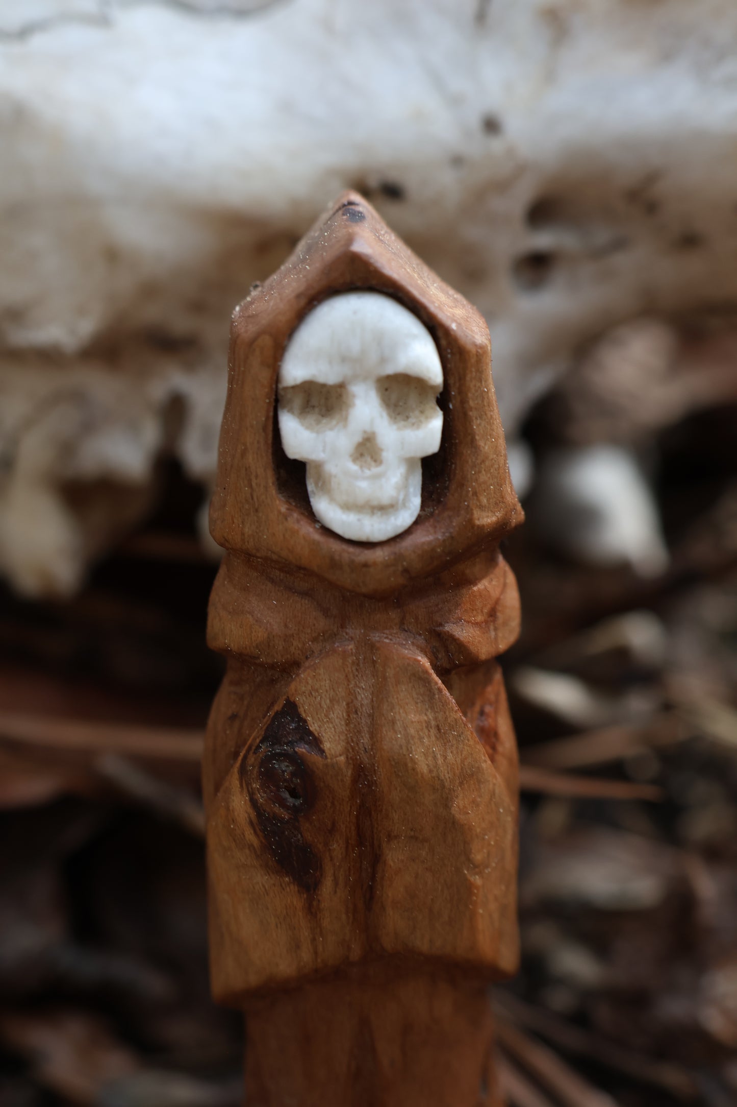 Black Walnut and Goat Skull Chaos Monk