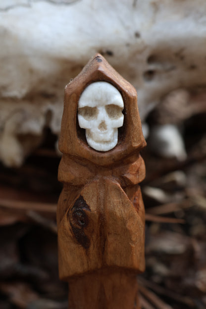 Black Walnut and Goat Skull Chaos Monk
