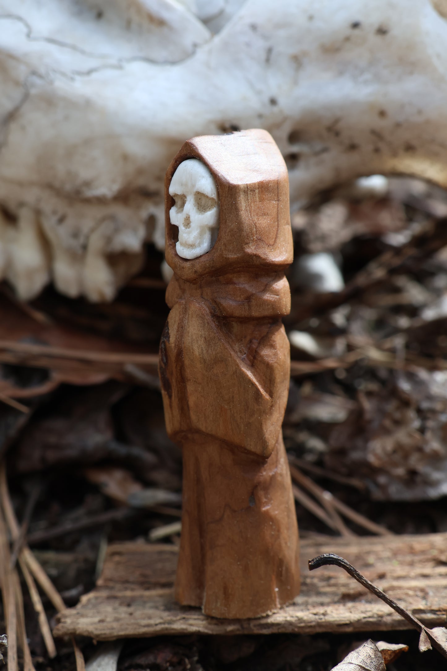 Black Walnut and Goat Skull Chaos Monk