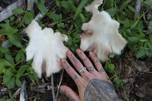 Craft Soft Tanned Wolf Paws