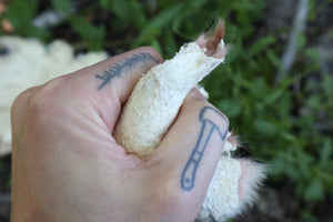 Craft Soft Tanned Wolf Paws