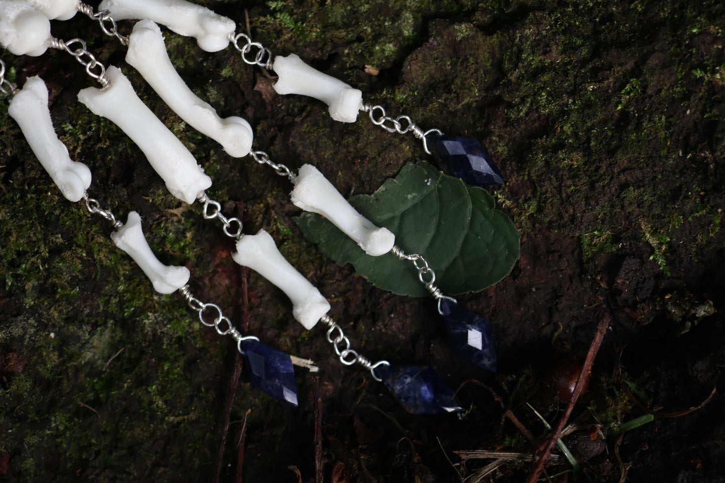 Fluid Bobcat Paw Articulation with Lapis Lazuli “Claws”