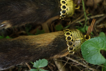 Red Fox Paw Keychains