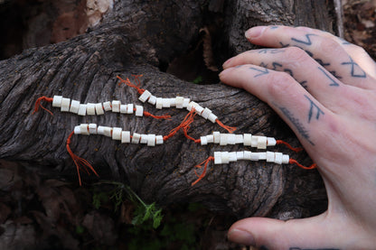 Red Fox Bone Beads