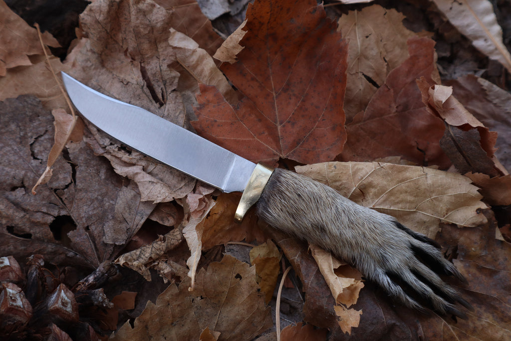 Reserved for Isabel - Raccoon Paw Knife