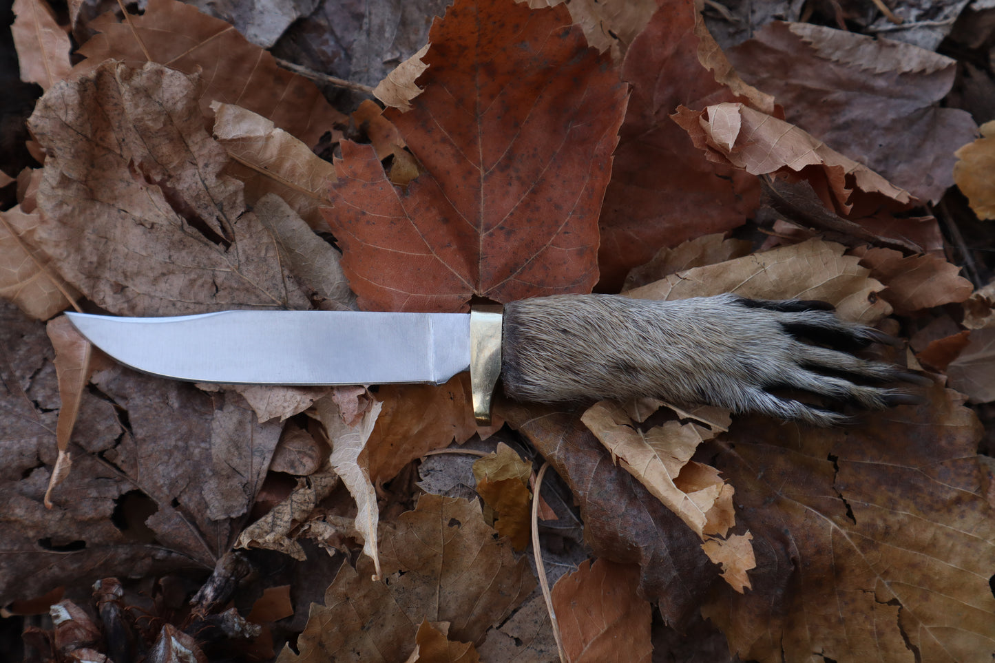 Reserved for Isabel - Raccoon Paw Knife