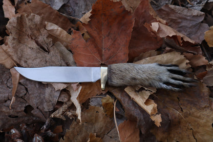 Reserved for Isabel - Raccoon Paw Knife