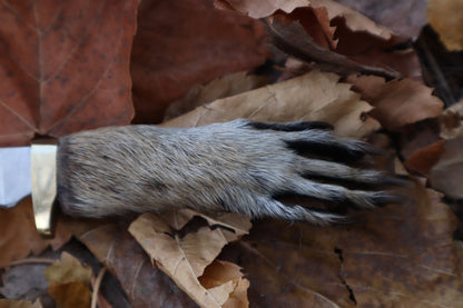 Reserved for Isabel - Raccoon Paw Knife