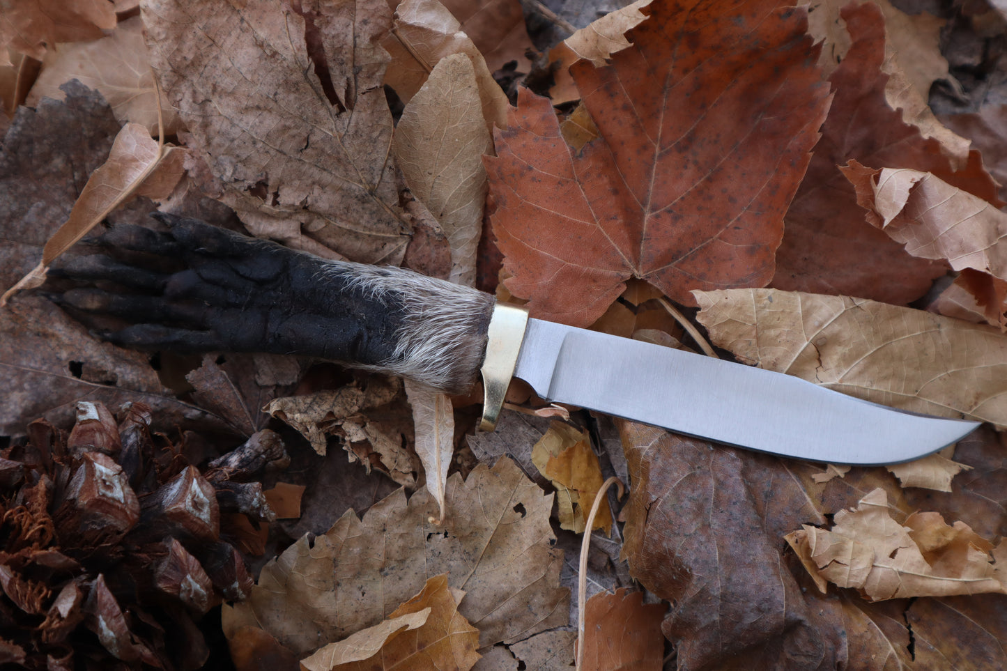 Reserved for Isabel - Raccoon Paw Knife