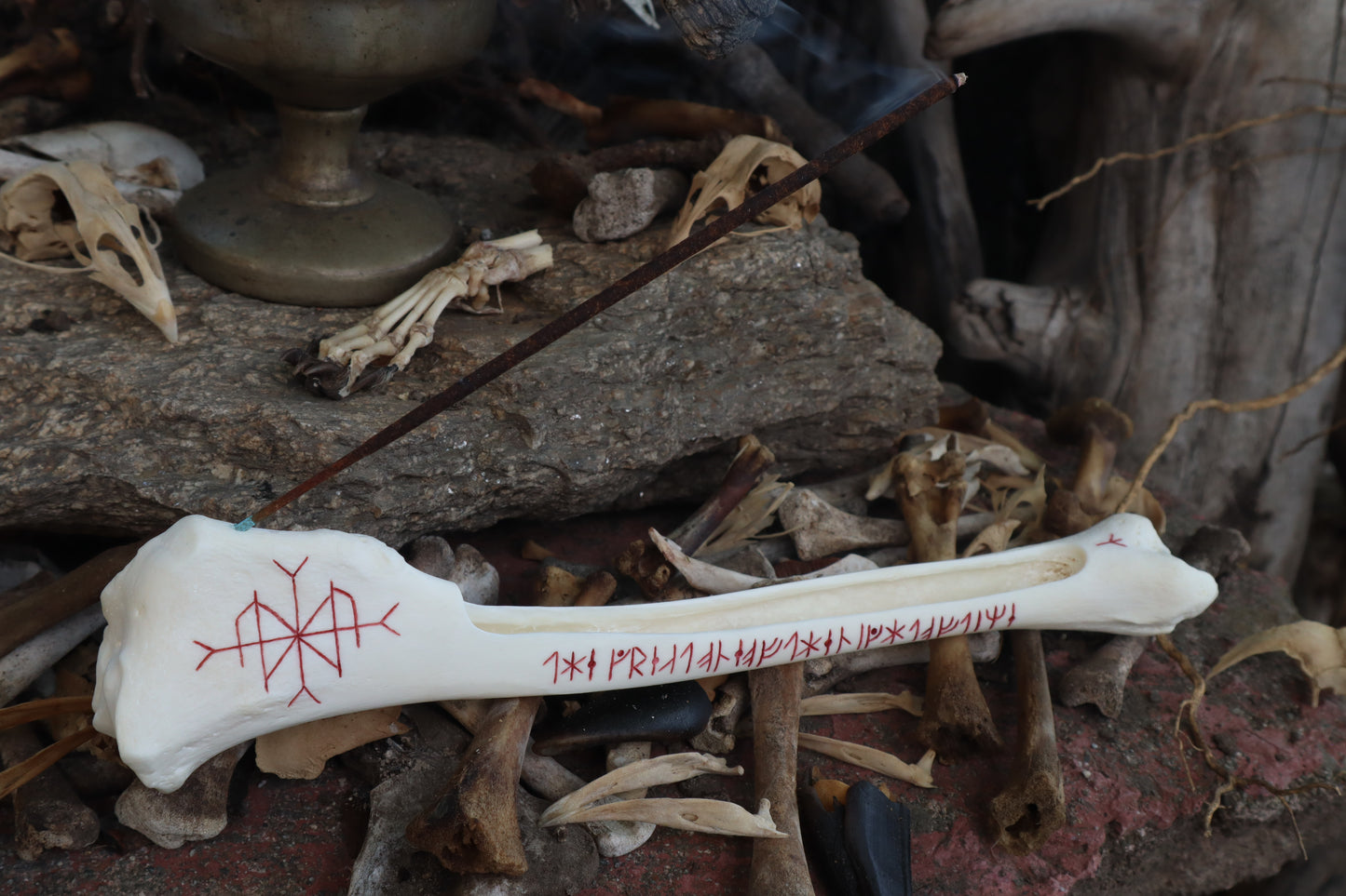 The Night of Time - Wolf Tibia Incense Burner