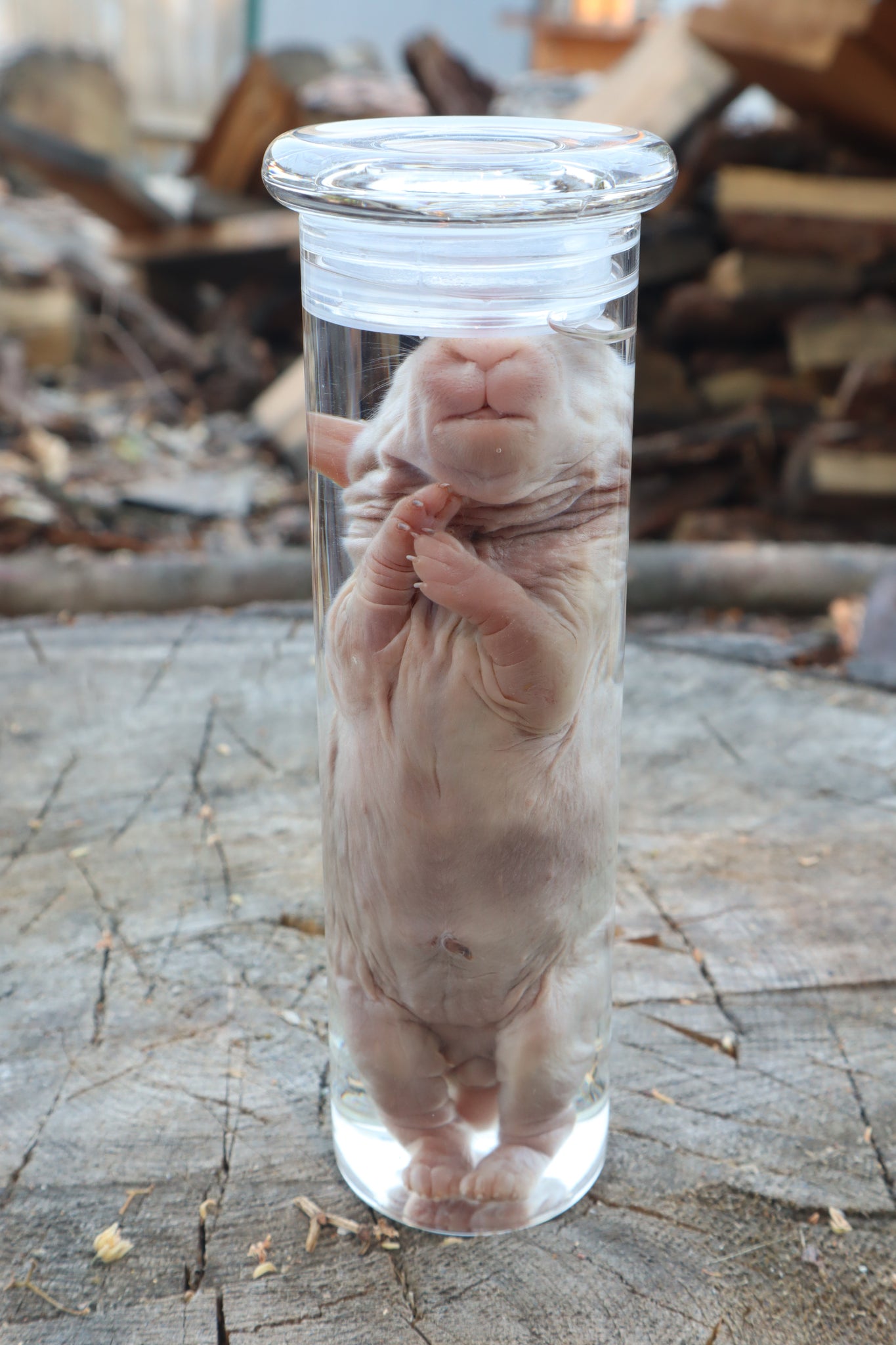 Make Rabbit Specimen Baby Rabbit Wet Specimen – Freyja's Forest