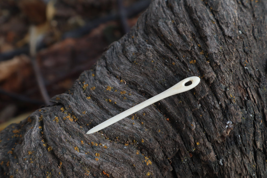 Reserved for Bertha Bee Photography - German Shepherd Bone Sewing Needle