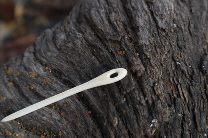 Reserved for Bertha Bee Photography - German Shepherd Bone Sewing Needle
