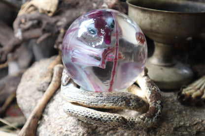 Diaphonized Sugar Glider Crystal Ball with Serpent Throne