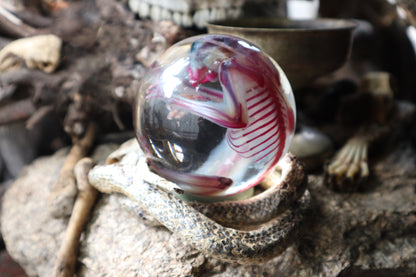 Diaphonized Sugar Glider Crystal Ball with Serpent Throne