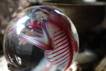 Diaphonized Sugar Glider Crystal Ball with Serpent Throne