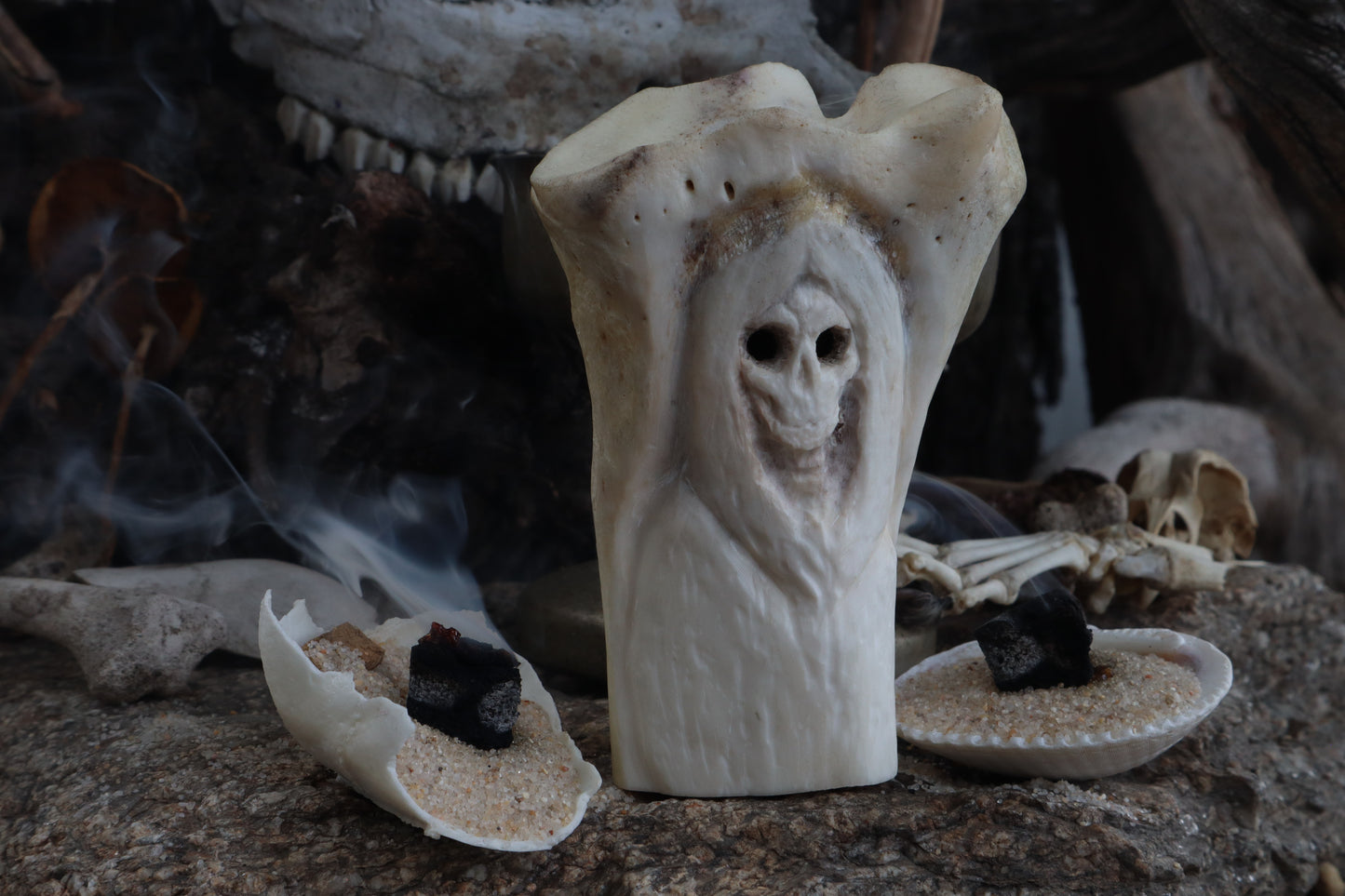 Keeper of the Birds Elk Bone Idol