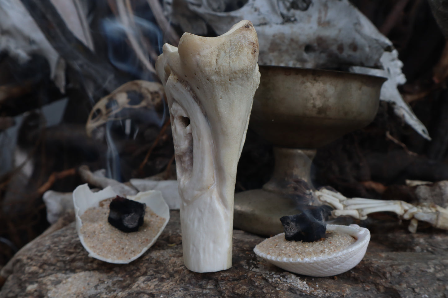 Keeper of the Birds Elk Bone Idol