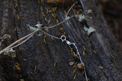 Kitten Femur Quartz Point Necklace