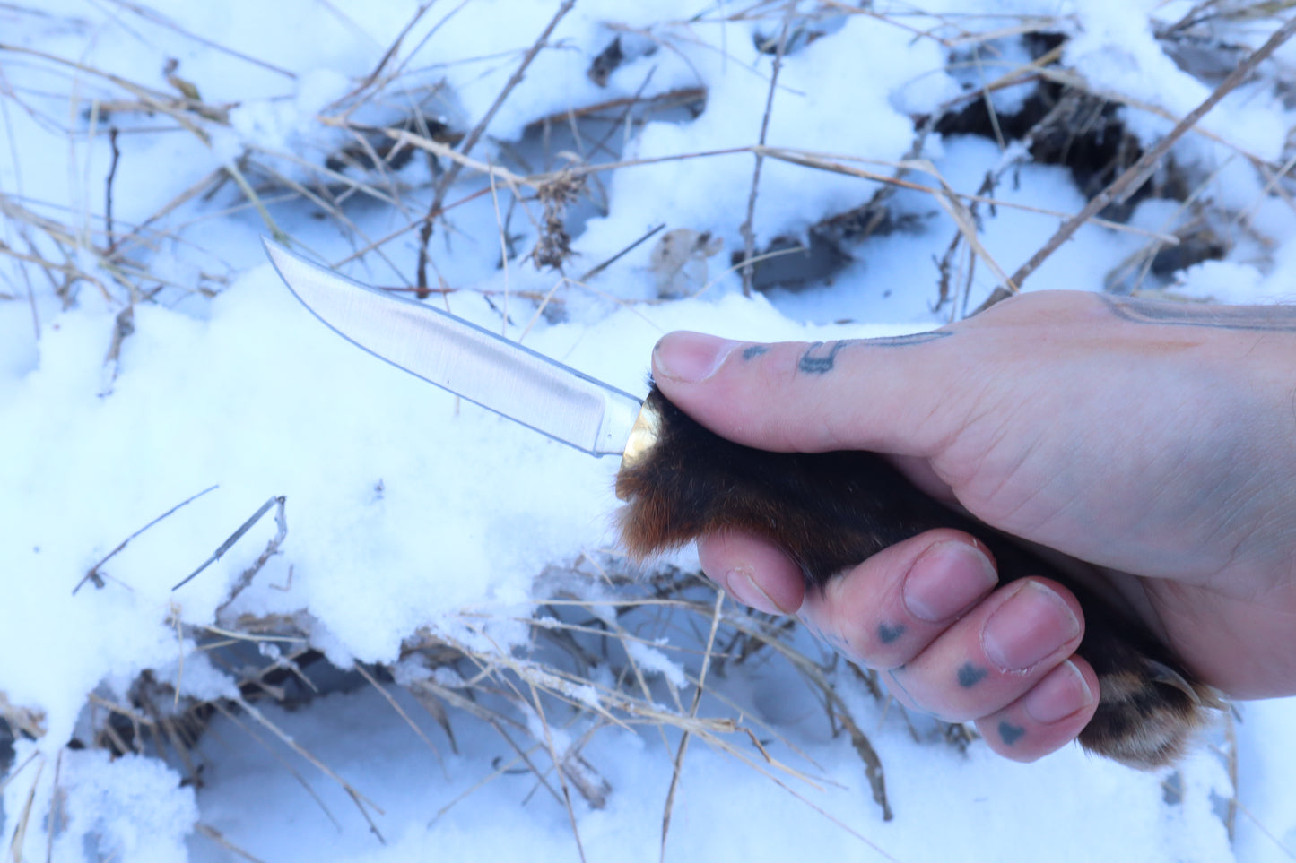 Red Fox Paw Knife