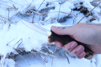Red Fox Paw Knife