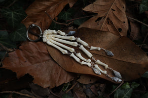Fluid Bobcat Paw Articulation with Dendritic Opal “Claws”