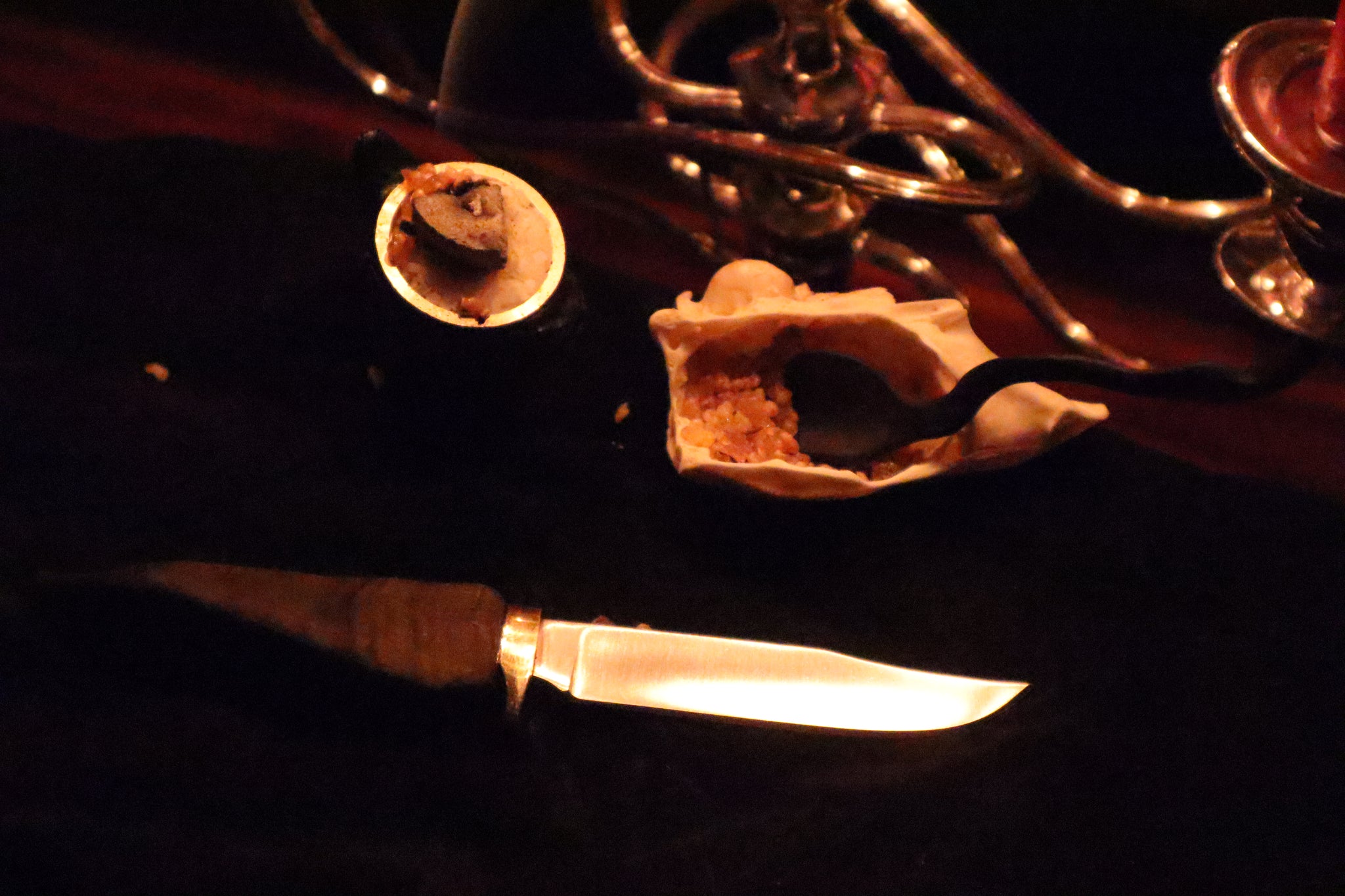 Goat Horn Ritual Set