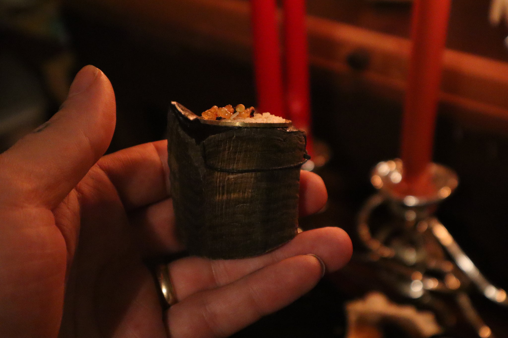 Goat Horn Ritual Set