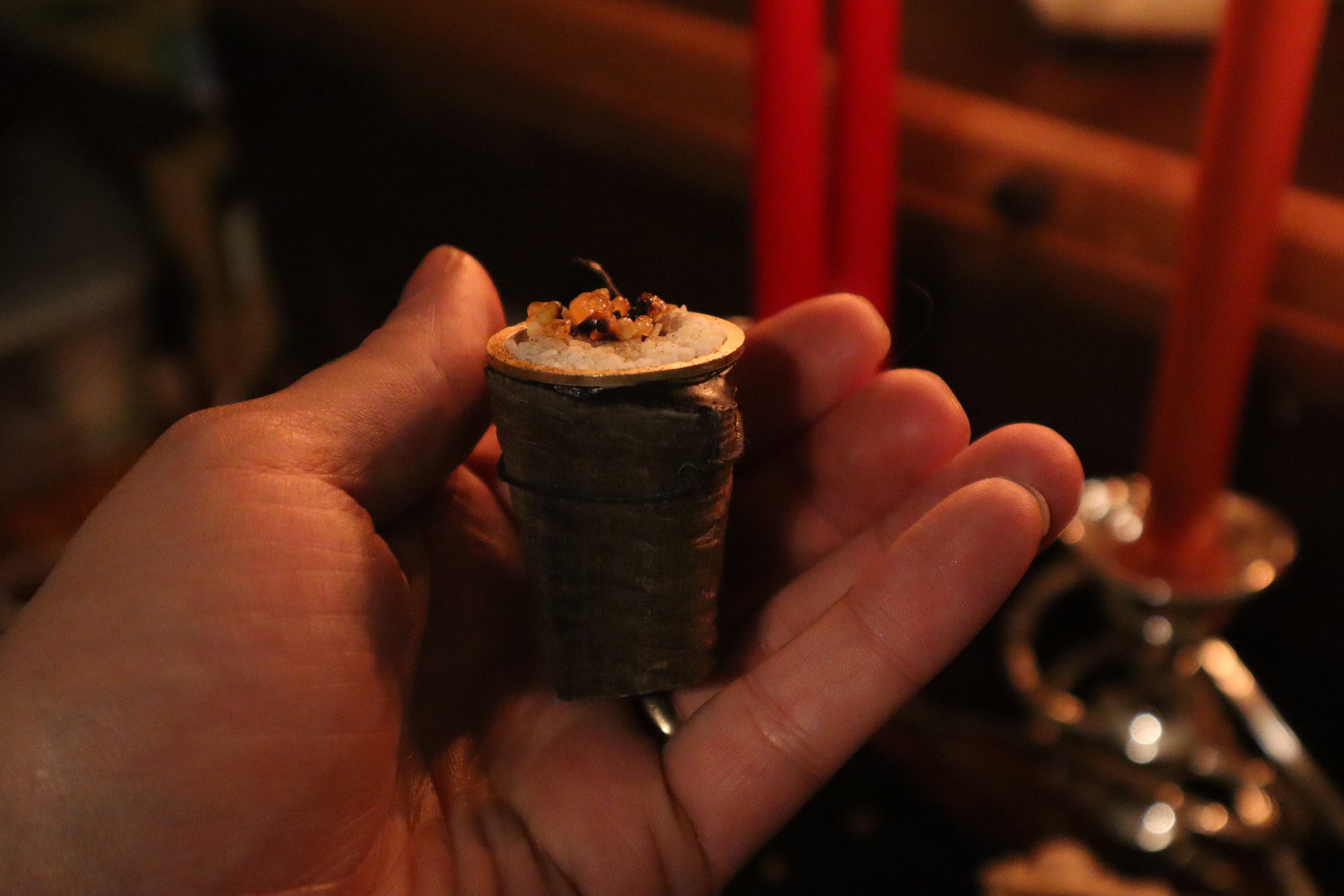 Goat Horn Ritual Set