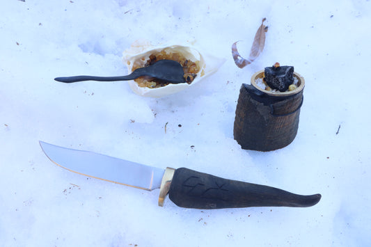 Goat Horn Ritual Set