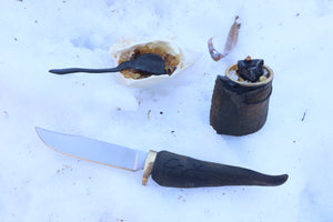 Goat Horn Ritual Set