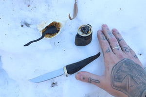 Goat Horn Ritual Set