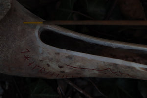 Elk Bone Incense Burner and Candle Holder
