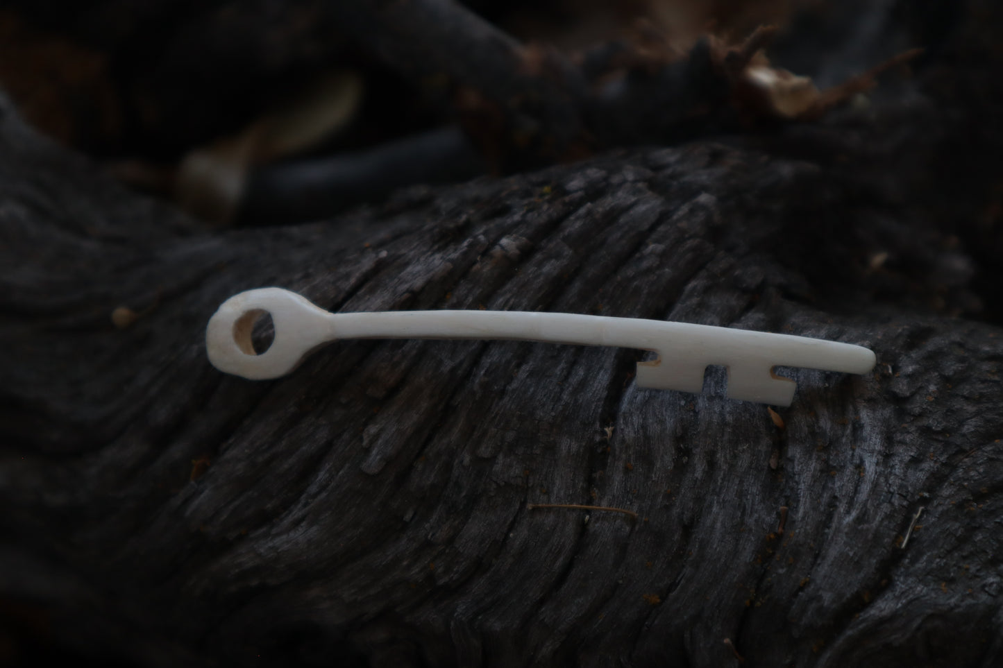 Reserved for Autumn - Wolf Bone Skeleton Key