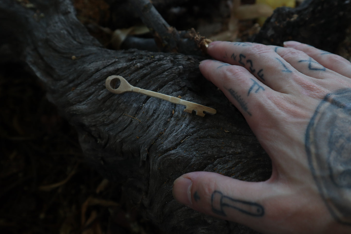 German Shepherd Bone Skeleton Key