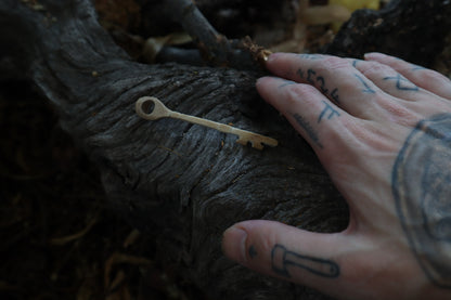 German Shepherd Bone Skeleton Key